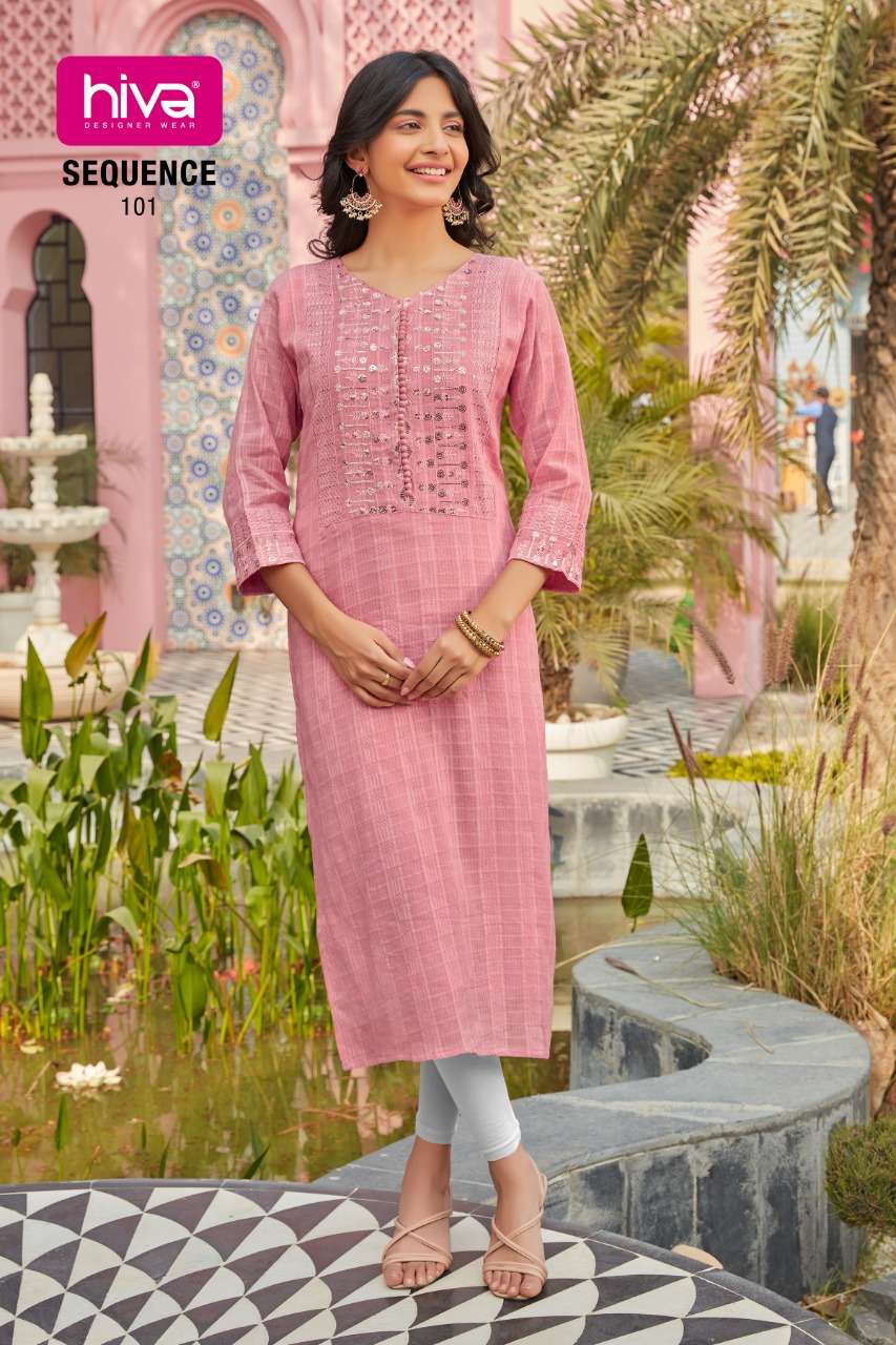 Sequence By Hiva Wholesale Online Viscose Lowest Price Kurtis Set