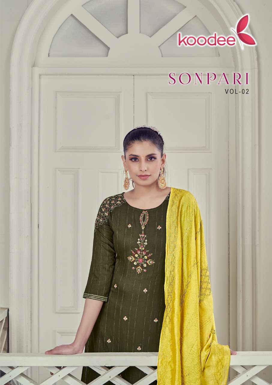 Sonpari Vol 2 By Koodee Fashion Wholesale Online Lowest Price Cheapest Kurtis Sharara Set