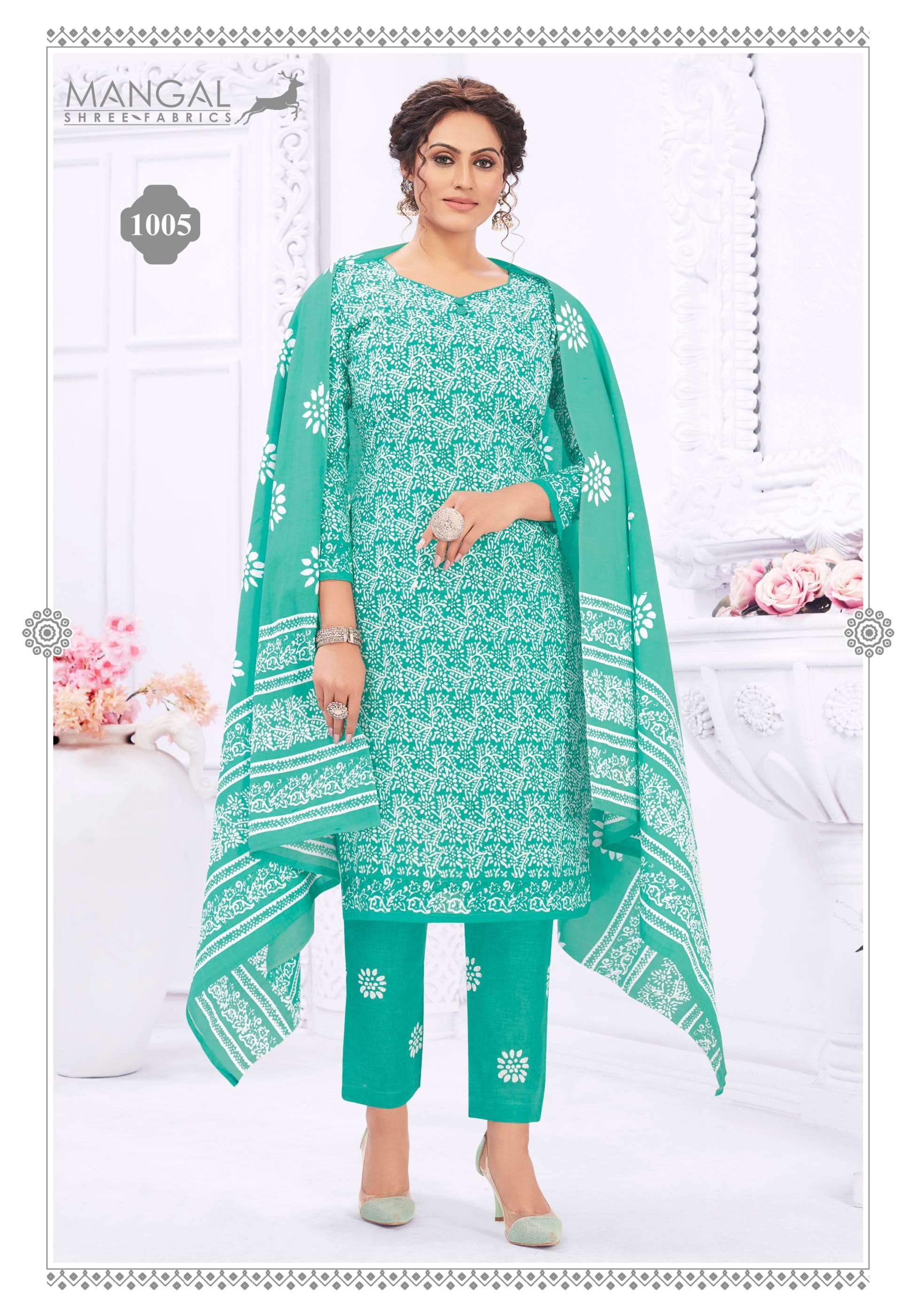Batik Special By Mangal Wholesale Supplier Cotton Lowest Price Salwar Suit Set