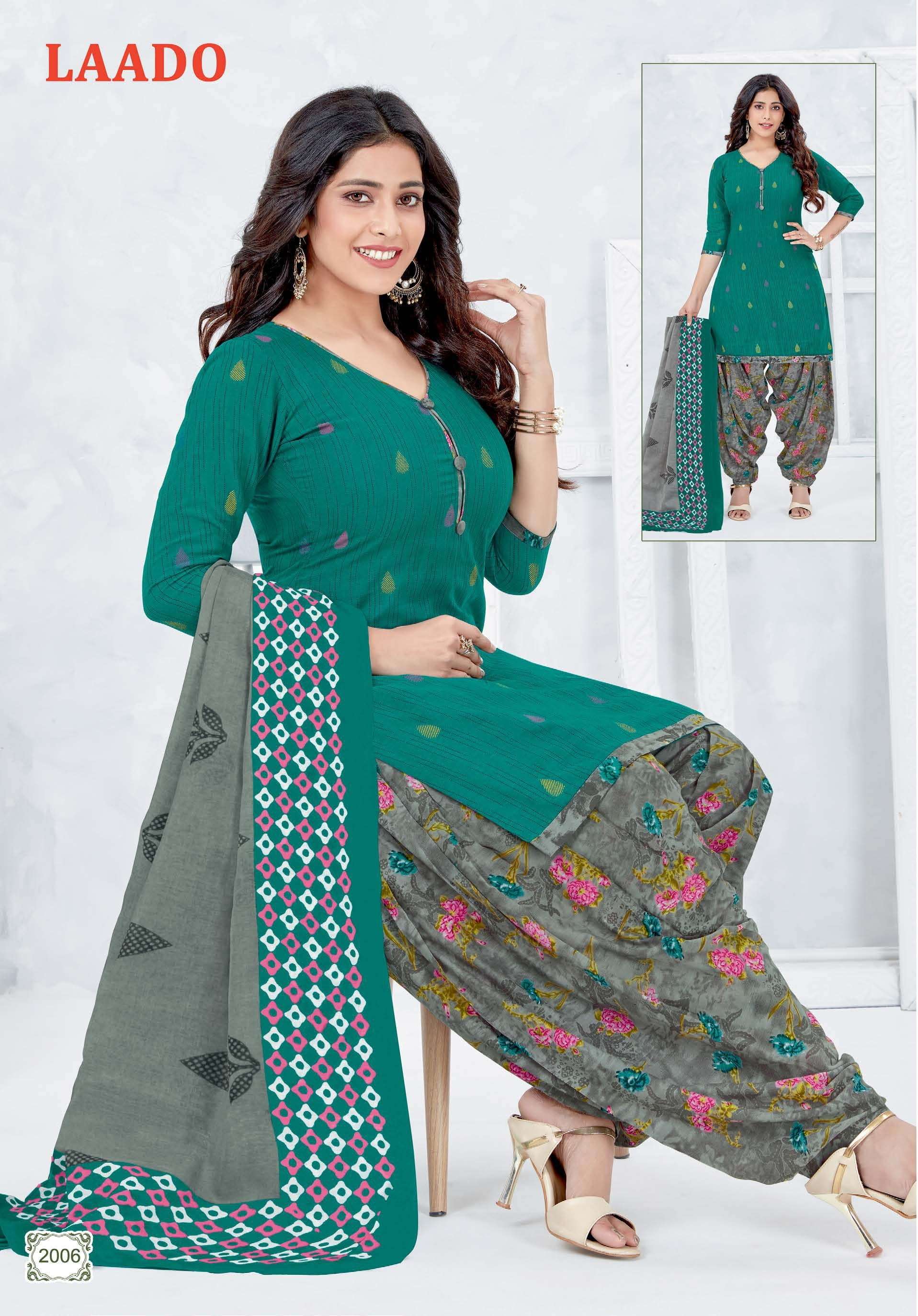 Laado By Mangal Fabric Wholesale Supplier Cotton Lowest Price Salwar Suit SET
