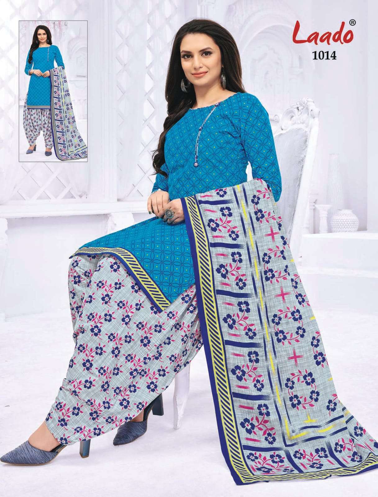 Priti Patiyala Vol 10 By Laado Prints Wholesale Supplier Online Printed Cotton Dress Materials Lowest Price Cheapest Salwar Suit Catalog