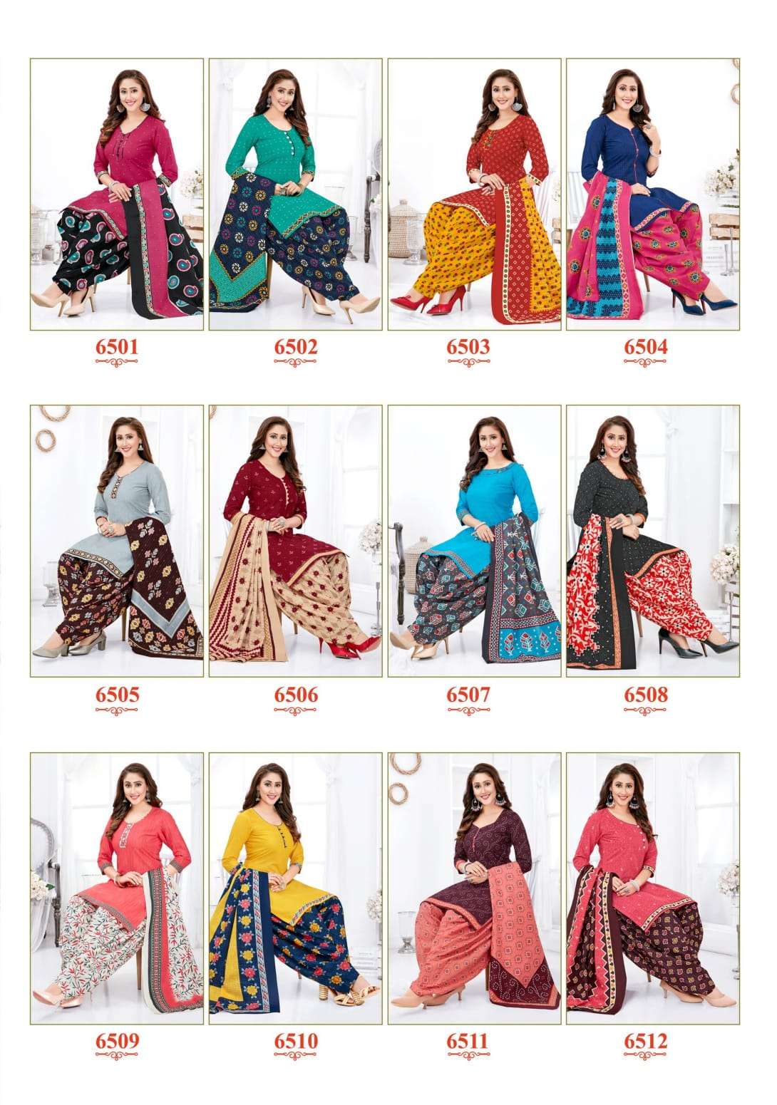 Pankhi Vol 5 By Sidhi Vinayak Shree Ganesh Wholesale Online Lowest Cotton Salwar Suit Catalog Set
