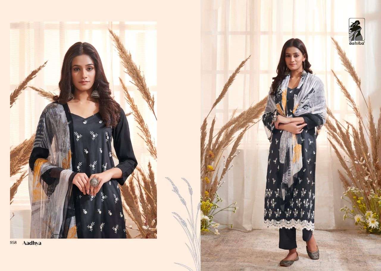 Aadhya By Sahiba Designer Wholesale Online Salwar Suits Set
