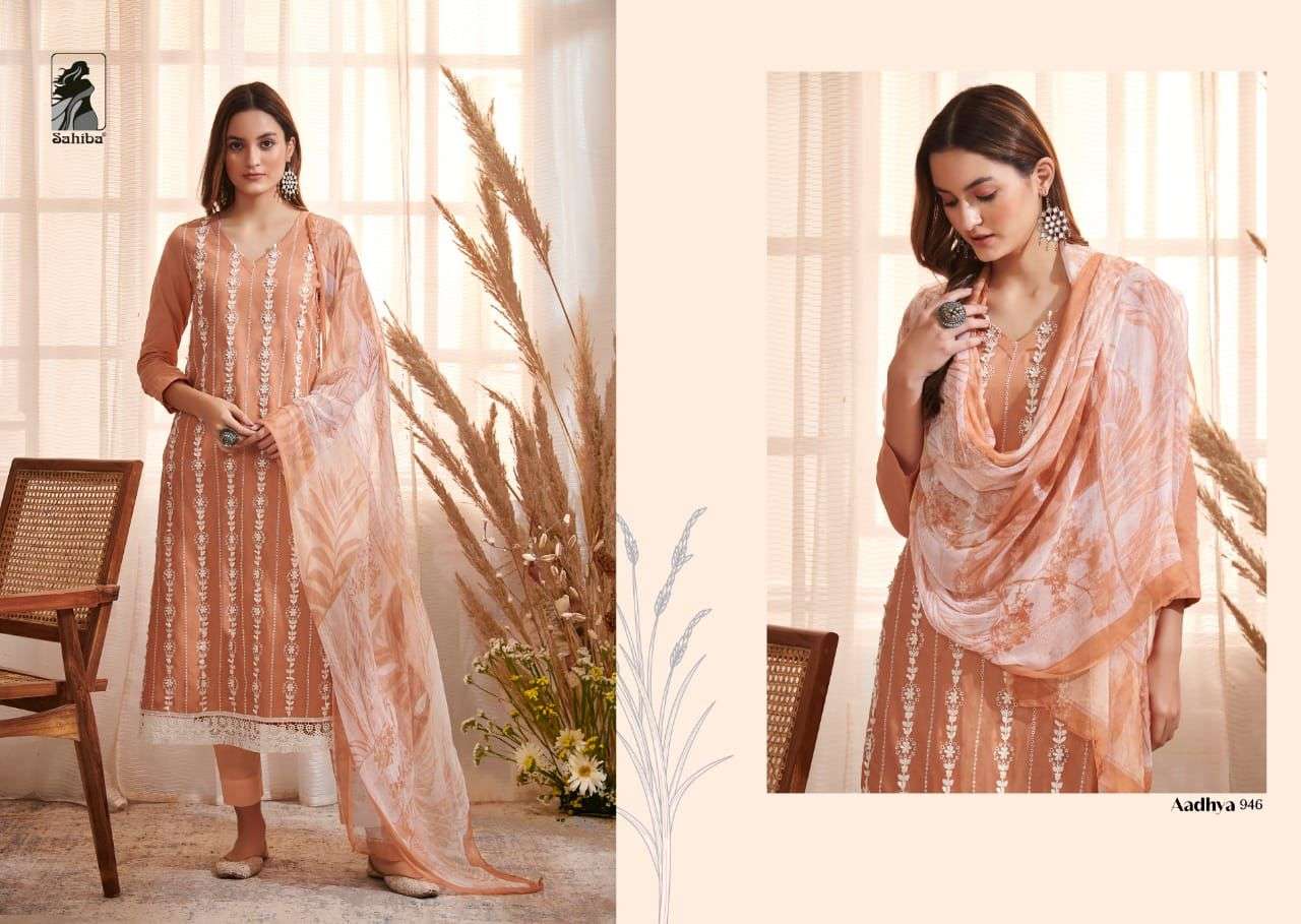 Aadhya By Sahiba Designer Wholesale Online Salwar Suits Set
