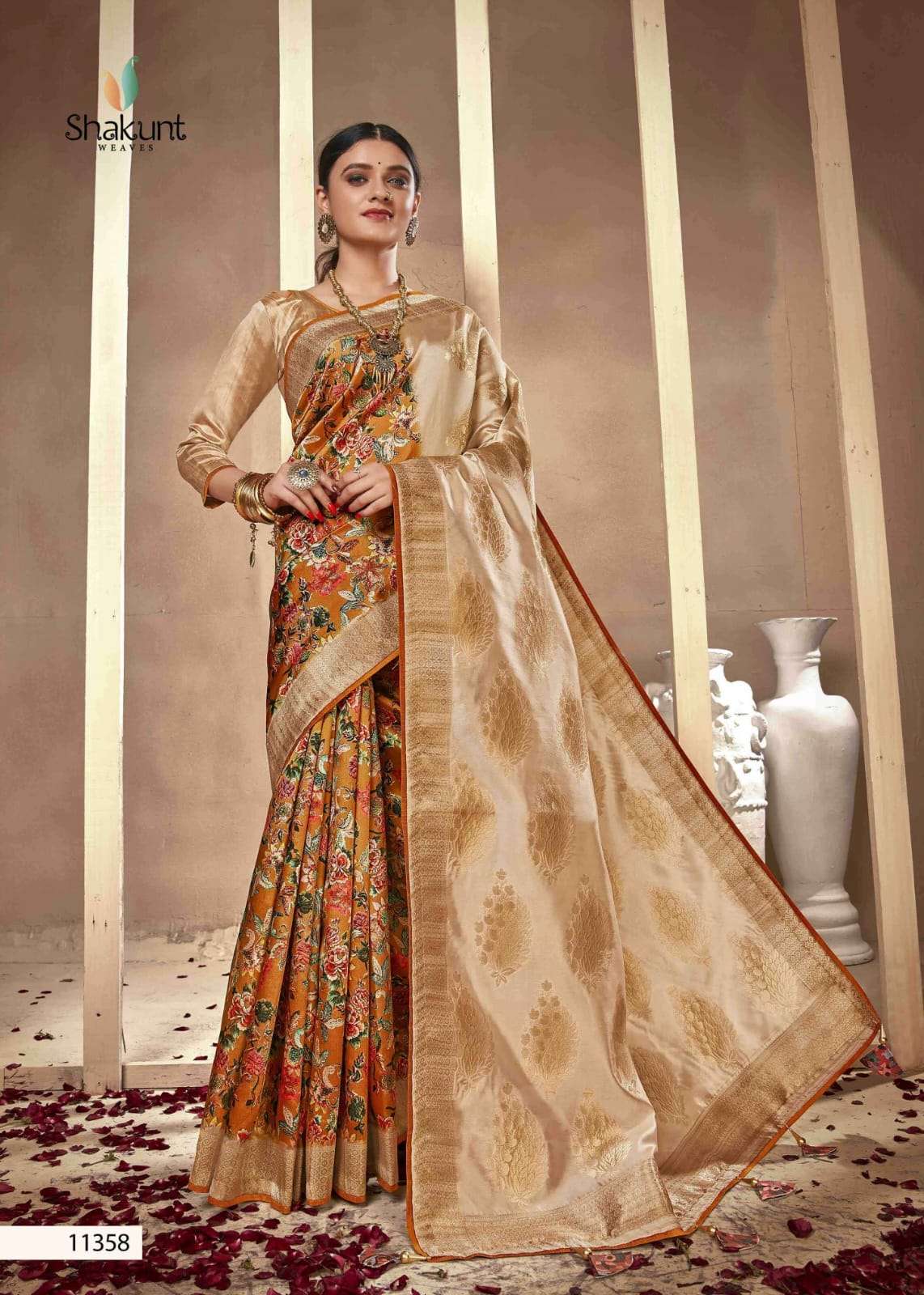 Apurva By Shakunt Designer Wholesale Online Sarees Set