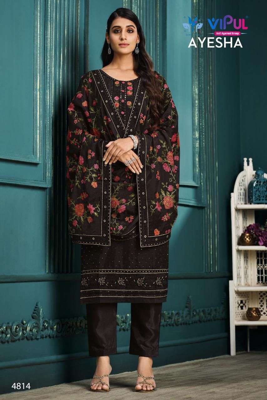 Ayesha By Vipul Designer Wholesale Online Salwar Suit Set