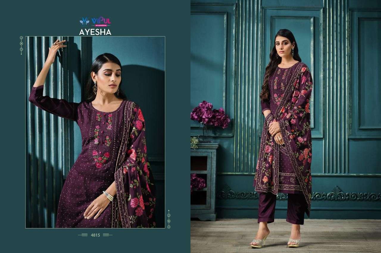 Ayesha By Vipul Designer Wholesale Online Salwar Suit Set