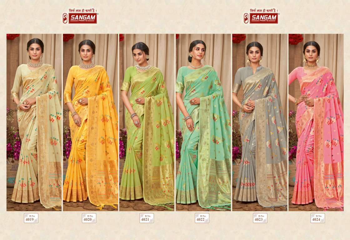 Fashion Queen By Sangam Designer Wholesale Online Sarees Set