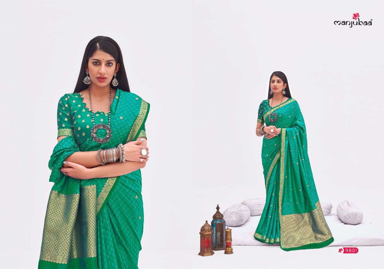Mahilam 4 Silk By Manjubaa Wholesale Designer Online Sarees Set