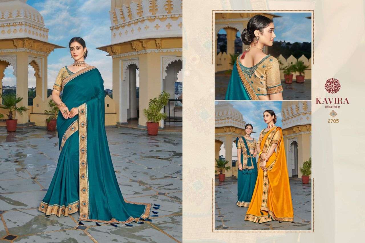 Aastha By Kavira Designer Wholesale Online Sarees Set