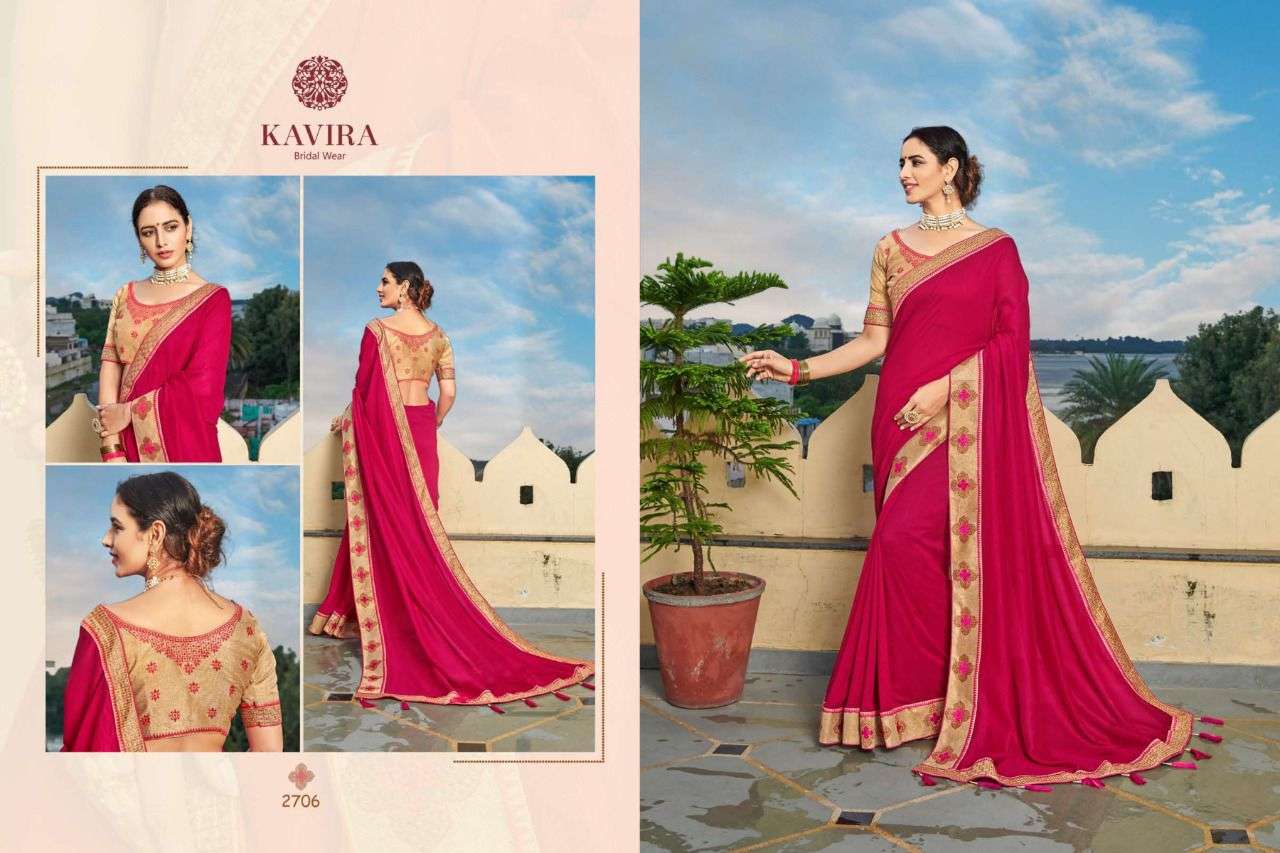 Aastha By Kavira Designer Wholesale Online Sarees Set