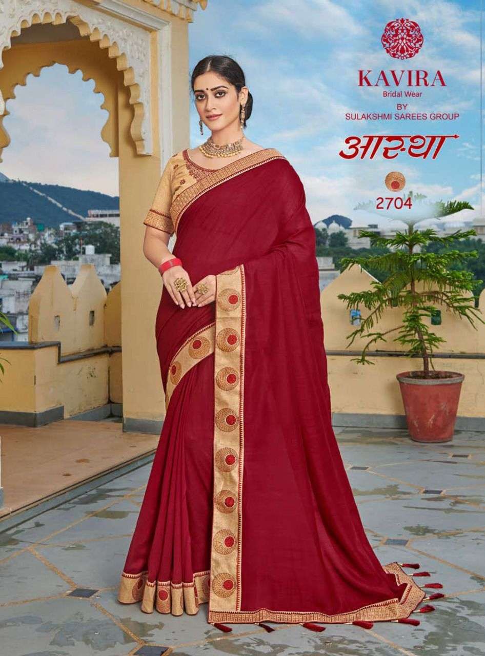 Aastha By Kavira Designer Wholesale Online Sarees Set