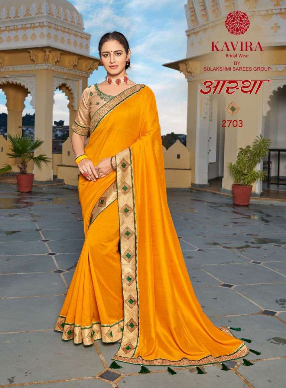 Aastha By Kavira Designer Wholesale Online Sarees Set