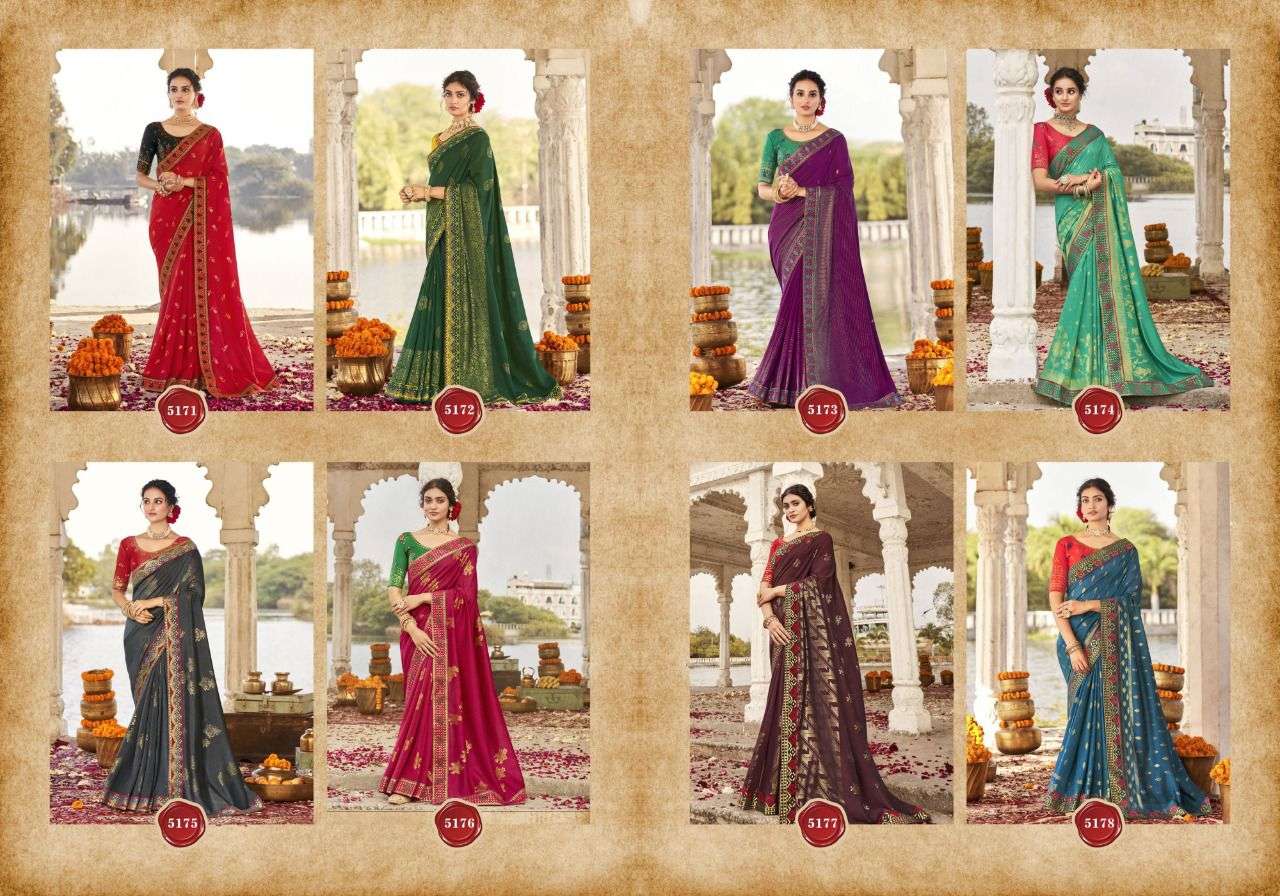 Aura By Ishika Designer Wholesale Online Sarees Set