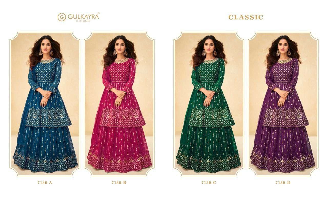 Classic By Gulkayara Designer Wholesale Online Kuratis With Skirt Set