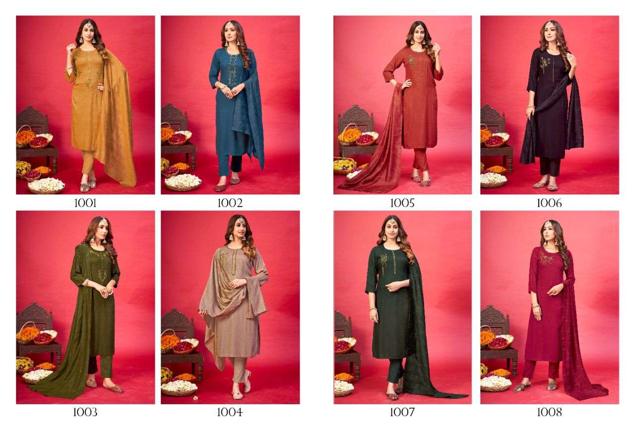 Click By Sweety Fashion Designer Wholesale Online Kurtis Pant Dupatta Set