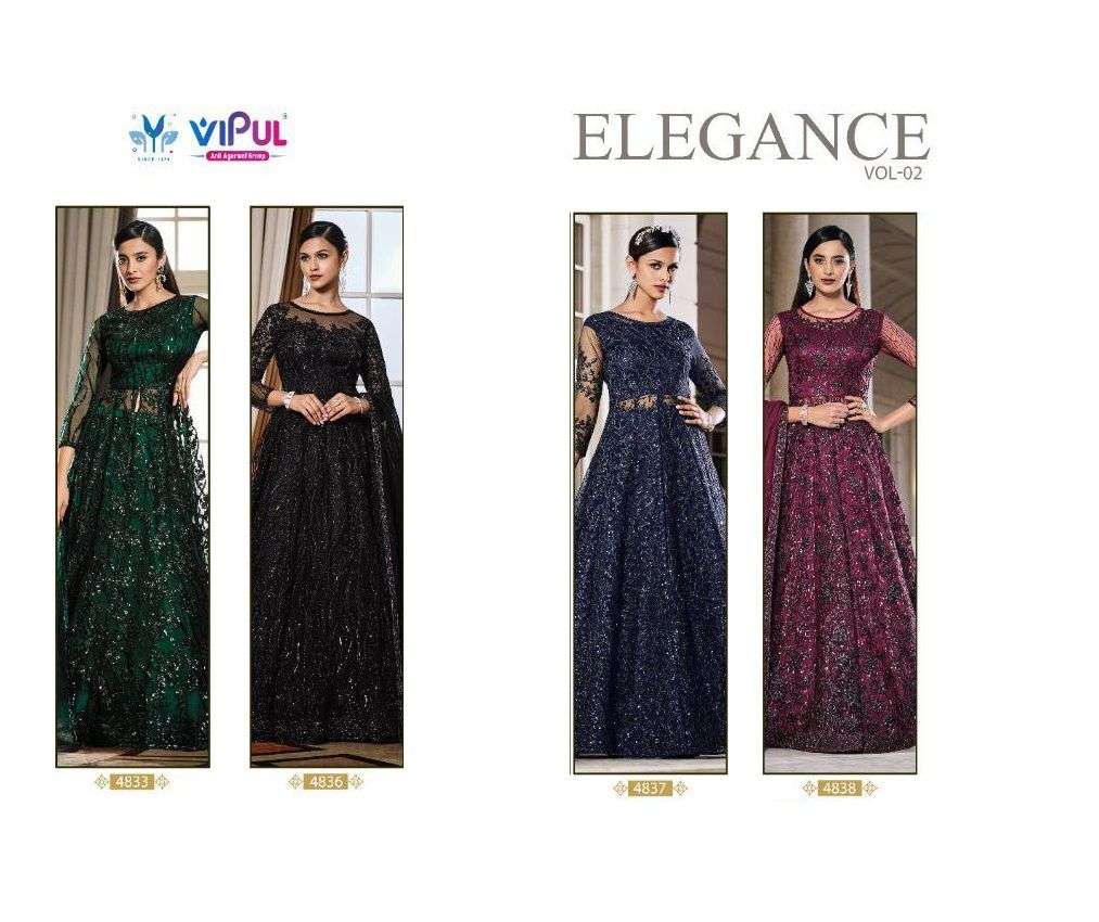 Elegance By Vipul Designer Wholesale Online Salwar Suit Set