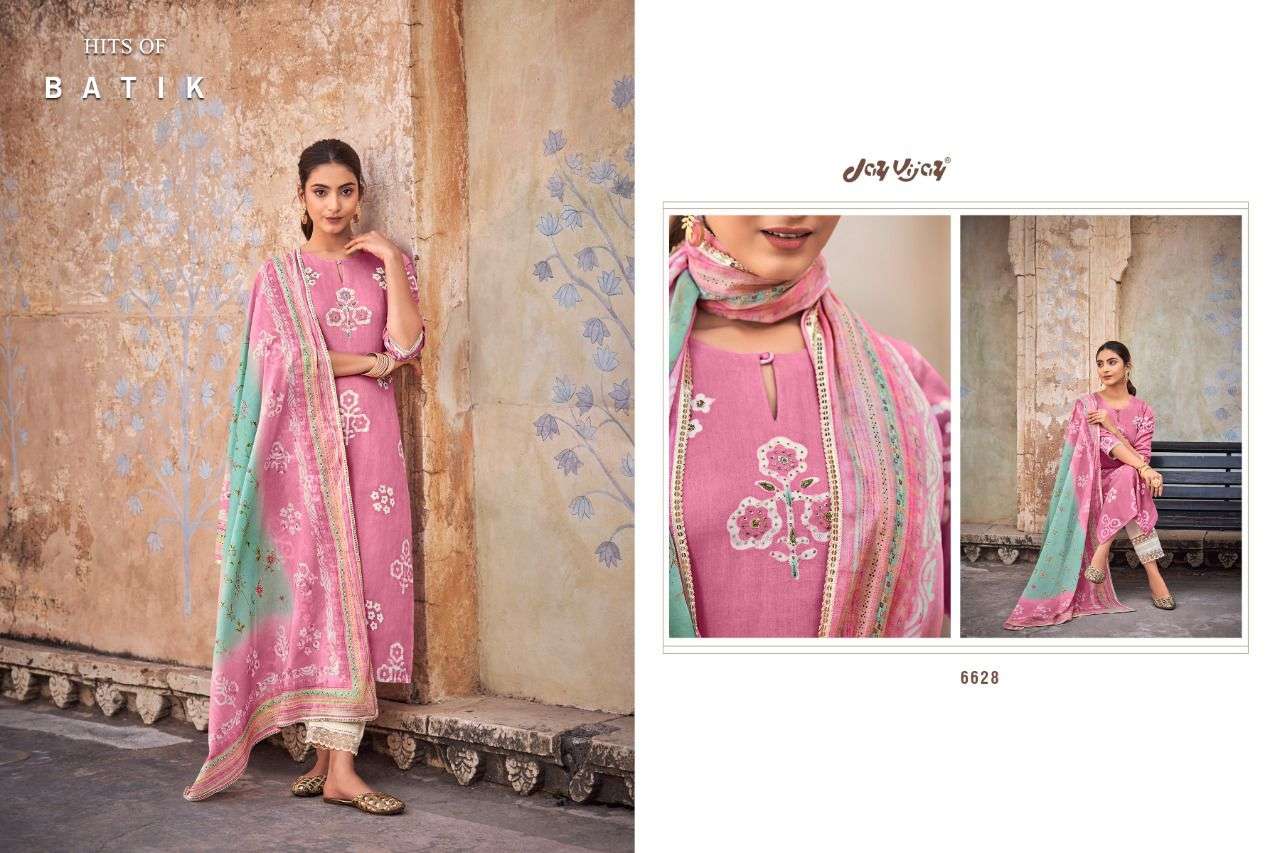 Hits Of Batik By Jay vijay Designer Wholesale Online Salwar Suit Set