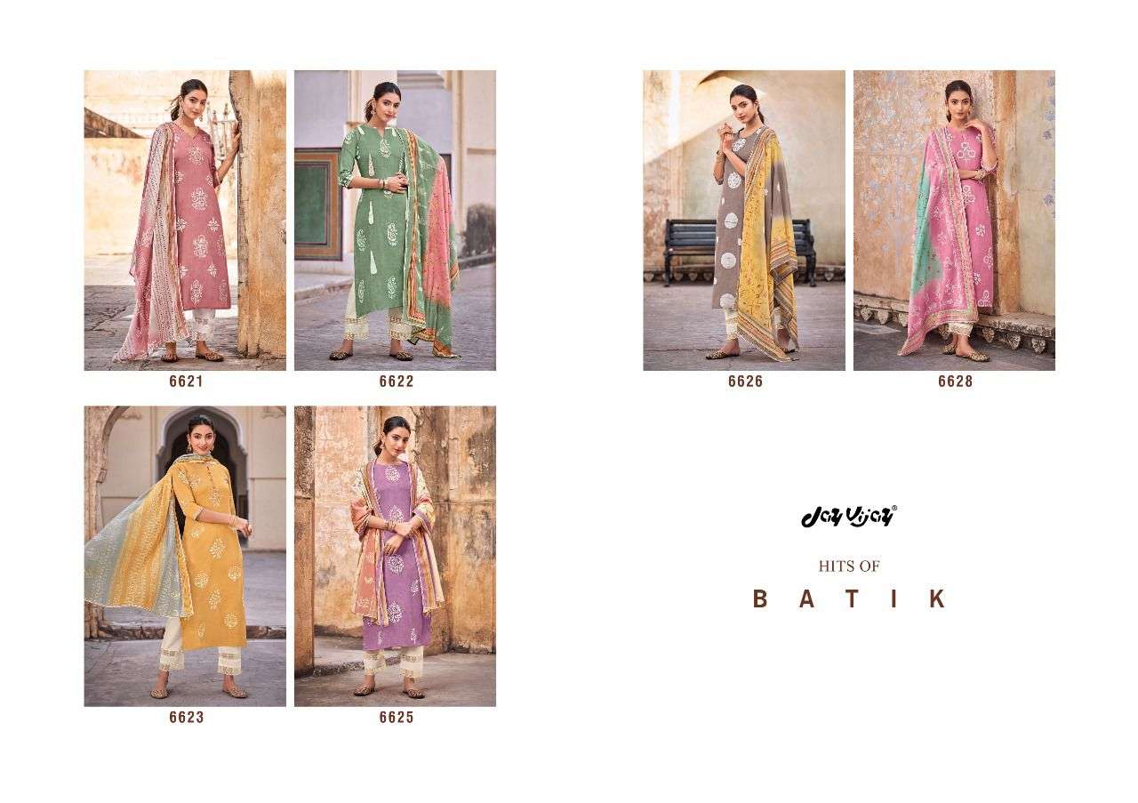 Hits Of Batik By Jay vijay Designer Wholesale Online Salwar Suit Set