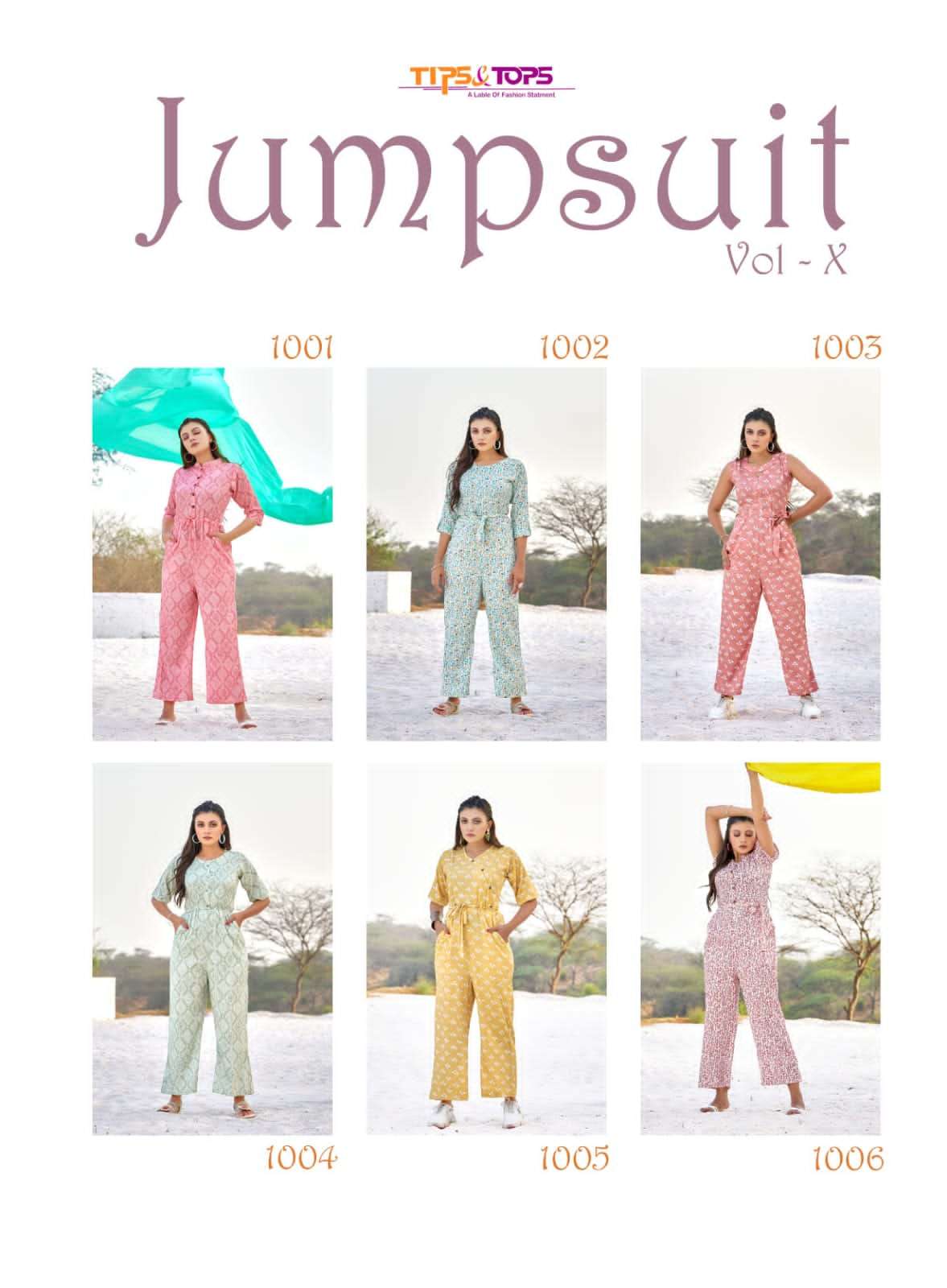 Jumpsuit Vol 10 By Tips & Tops Designer Wholesale Online Jupmsuit Set