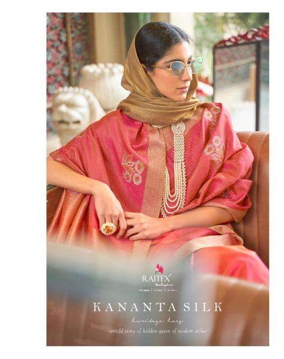 Kananta Silk By Raj Tex Designer Wholesale Online Sarees Set