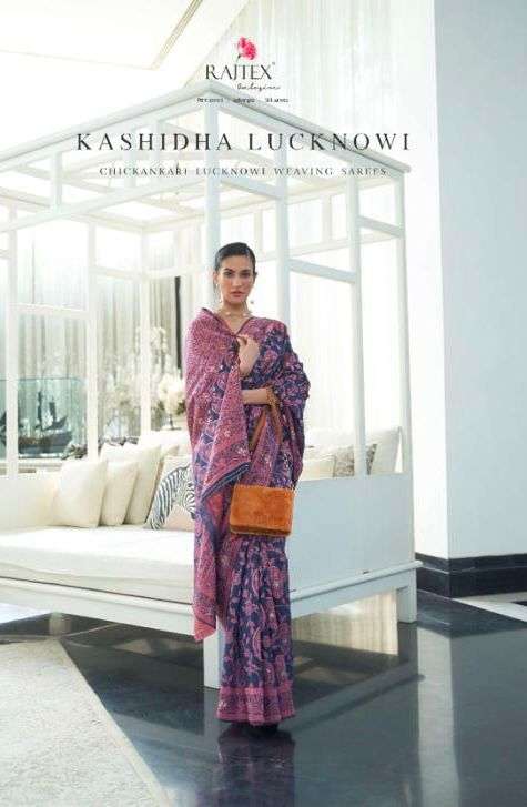 Kasida Lukhnawi By Rajtex Designer Wholesale Sarees Set