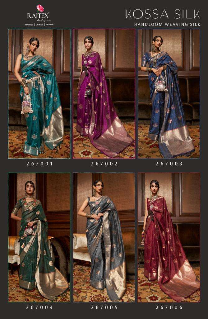 Kossa Silk By Raj Tex Wholesale Online Sarees Set