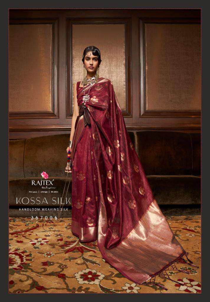 Kossa Silk By Raj Tex Wholesale Online Sarees Set