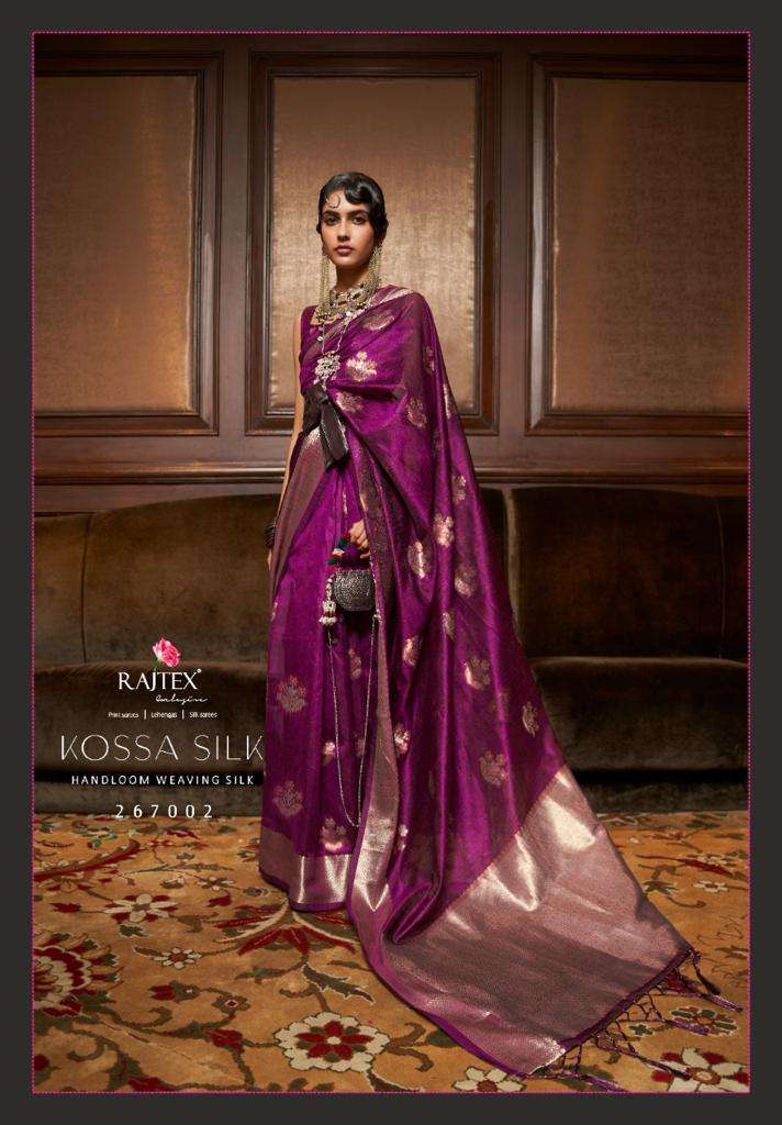 Kossa Silk By Raj Tex Wholesale Online Sarees Set