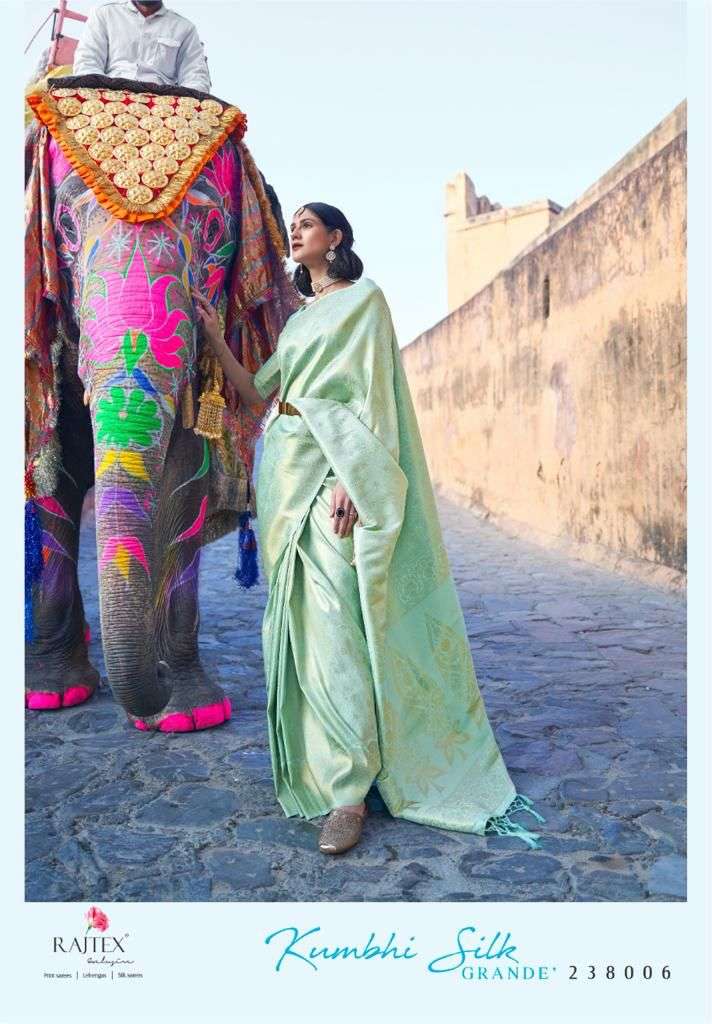 Kumbhi Silk By Raj Tex Designer Wholesale Online Sarees Set
