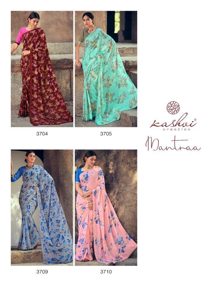 Mantraa By Kashvi Creation Designer Wholesale Online Sarees Set