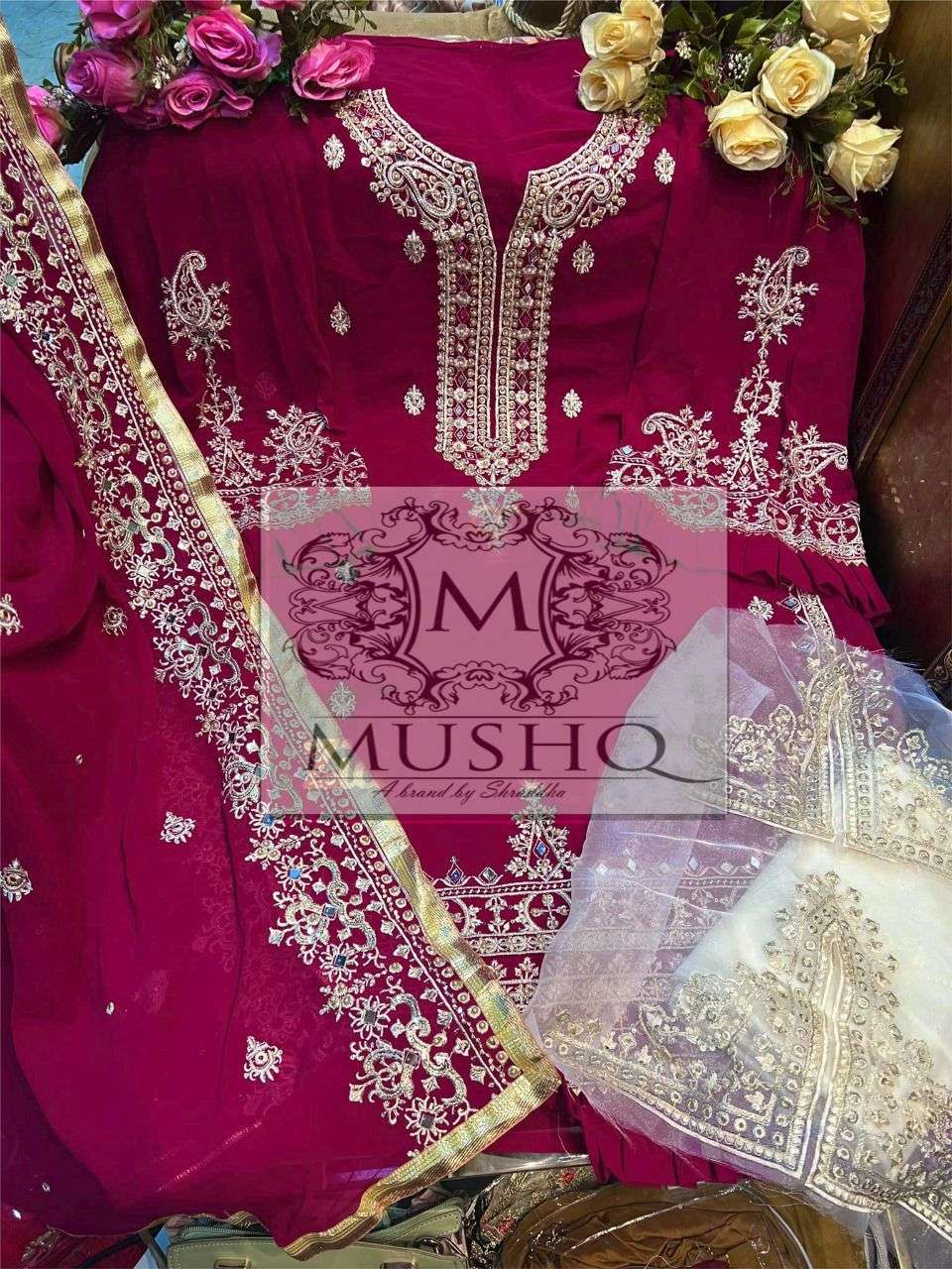 Mushq By Shraddha Designer Wholesale Online Salwar Suit Set