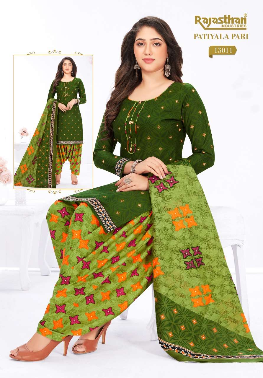 Patiyala Pari Vol 13 Bu Rajasthan Cotton Material Wholesalers Online Seller Lowest Price Salwar Suit Set