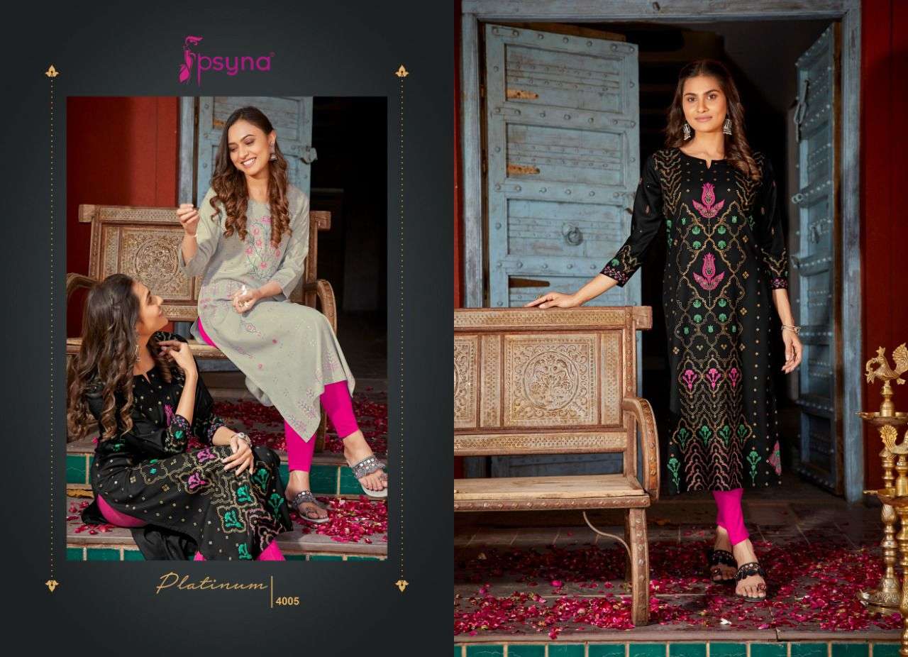 Platinum Vol 4 By Psyna Designer Wholesale Online Kuratis Set