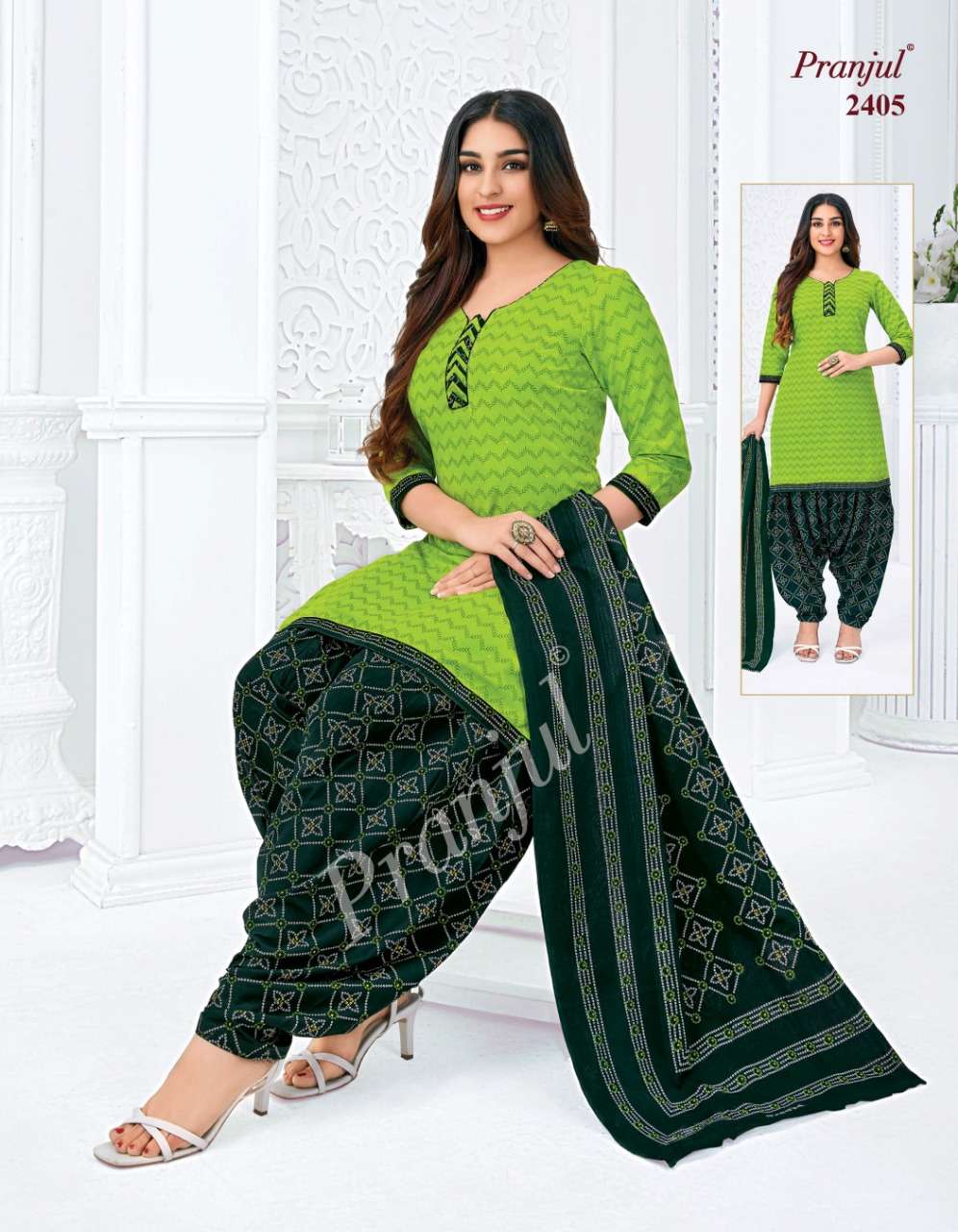 Pranjul Priyanshi Vol 24 By Pranjul Fashion Cotton Wholesalers Supplier Dealer Lowest Price Readymade Salwar Suit Set