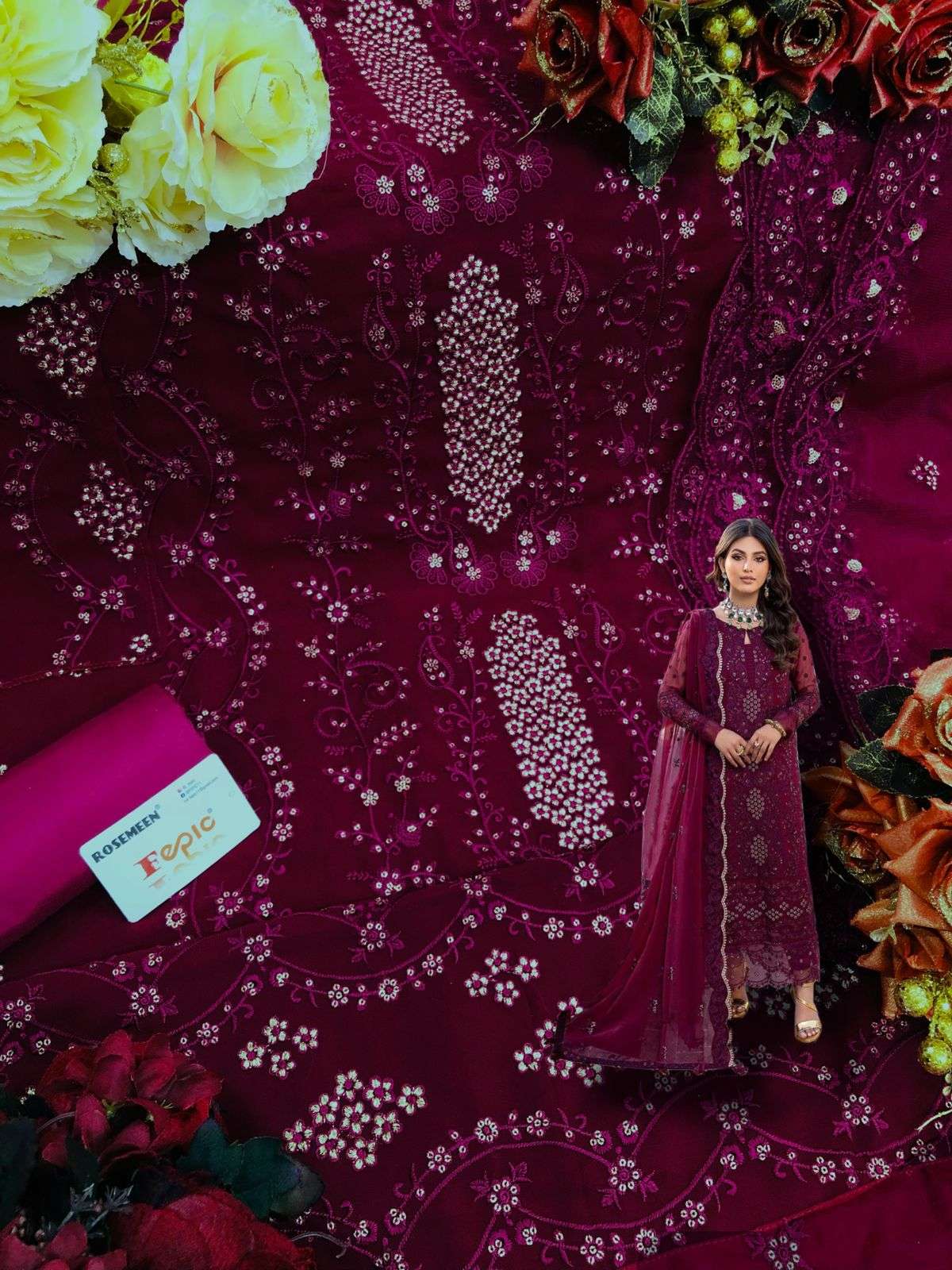 Rosemeen By Fepic Designer Wholesale Online Salwar Suit Set