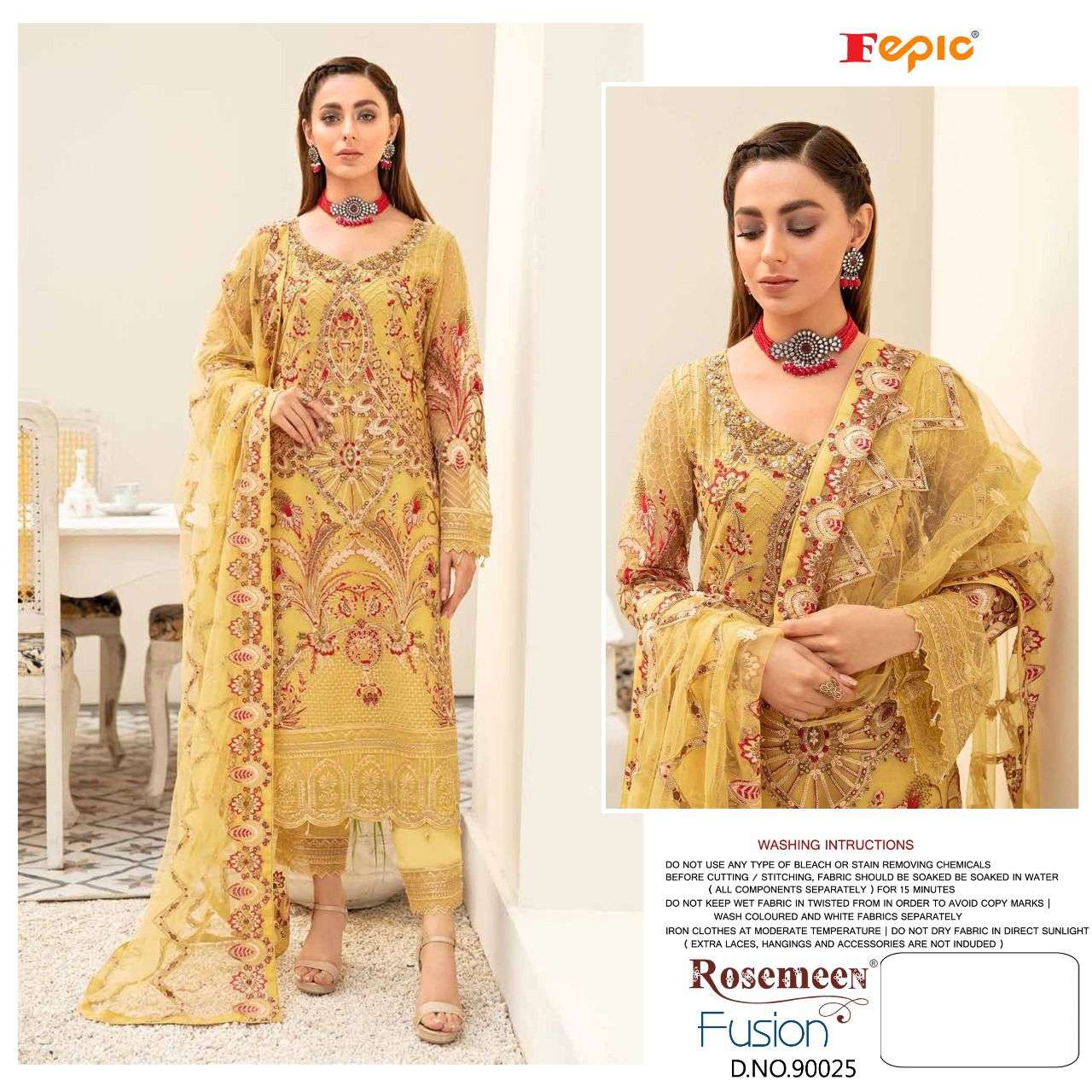 Rosemeen Fucion By Fepic Designer Wholesale Online Salwar Suit Set
