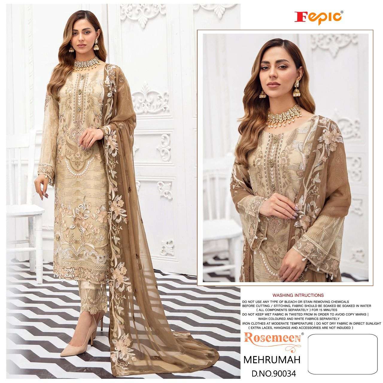 Rosemeen Mehruma By Fepic Designer Wholesale Online Salwar Suit Set