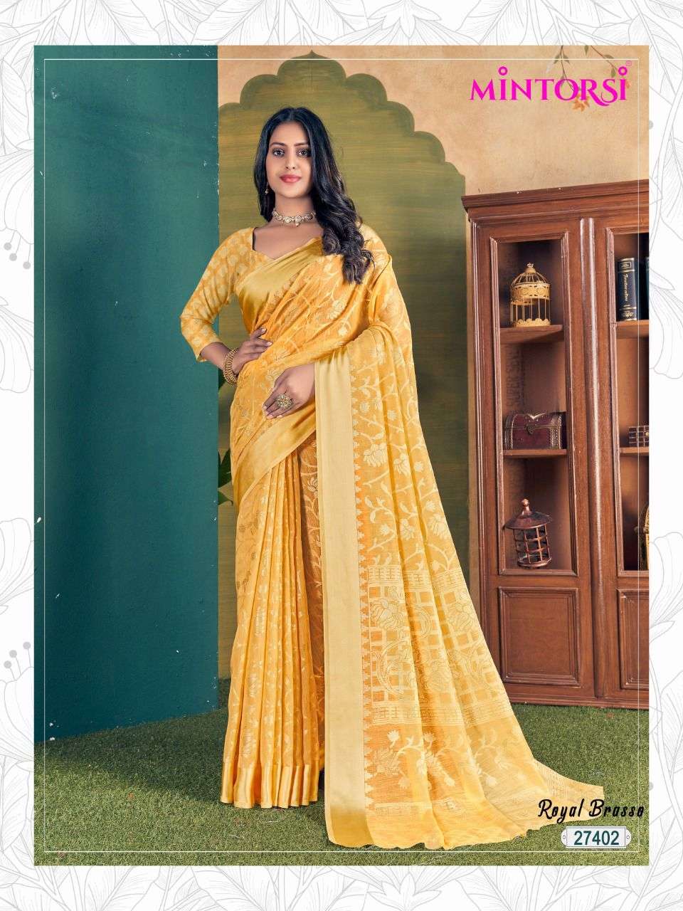 Royal Brasso By Mintorsi Designer Wholesale Online Sarees Set