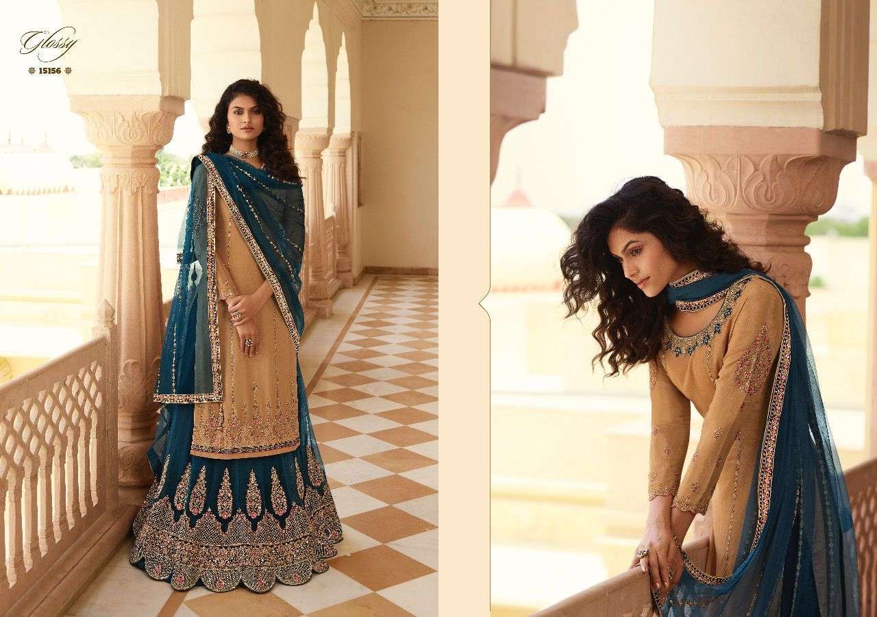 Rubaab By Glossy Designer Wholesale Online Salwar Suit Set