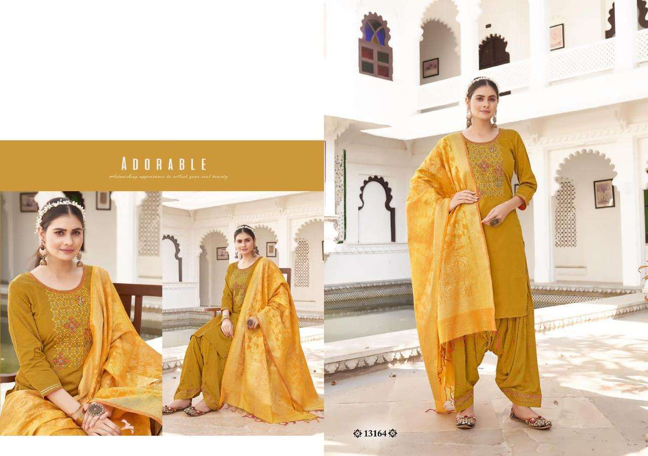 Sunheri Vol 5 By Kalaroop Designer Wholesale Online Salwar Suit Set