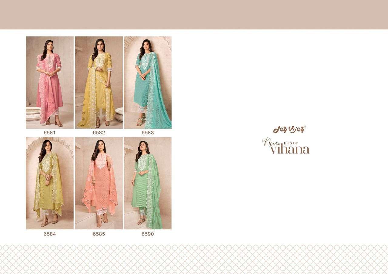 Vihana By Jayvijay Designer Wholesale Online Salwar Suit Set