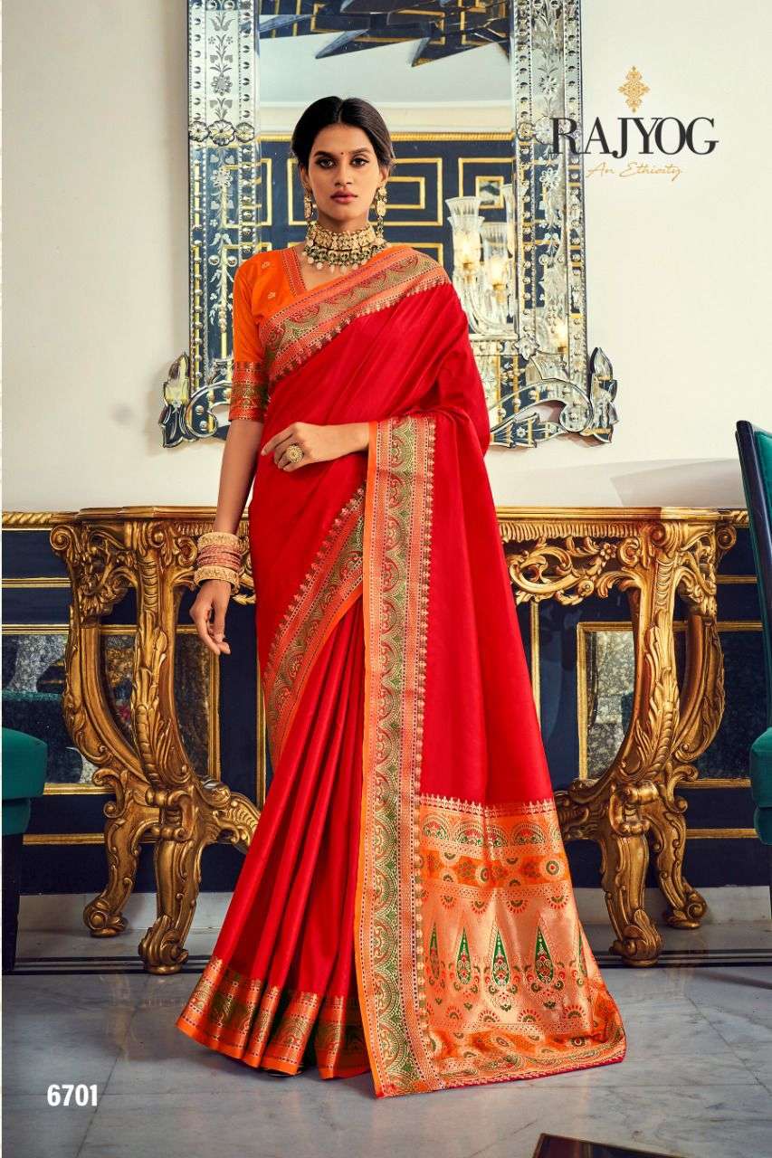 Aarshati Silk By Rajyog Designer Wholesale Online Sarees Set