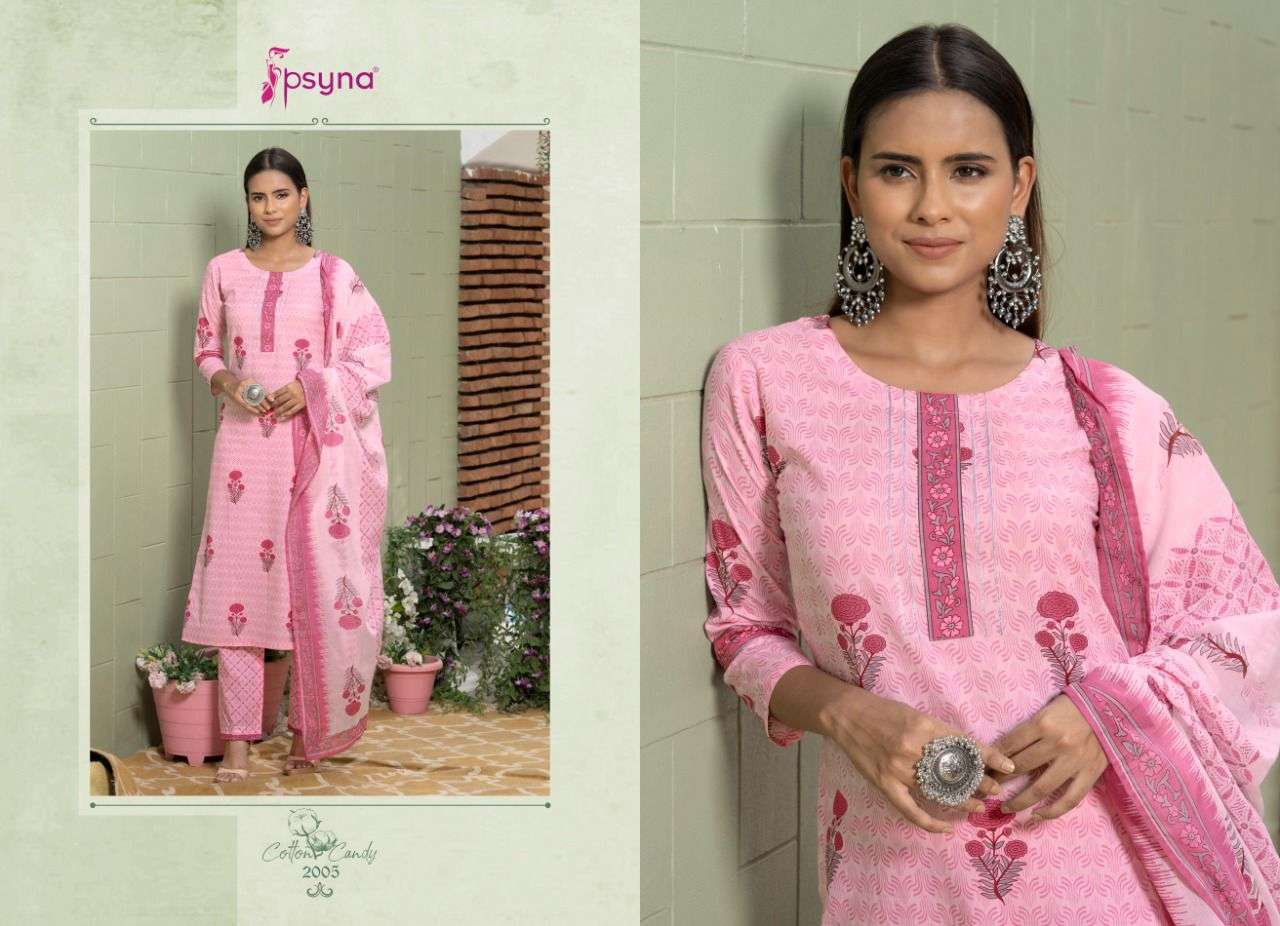 Cotton Candy 2 By Psyna Designer Wholesale Online Kurtis Pant Dupatta Set