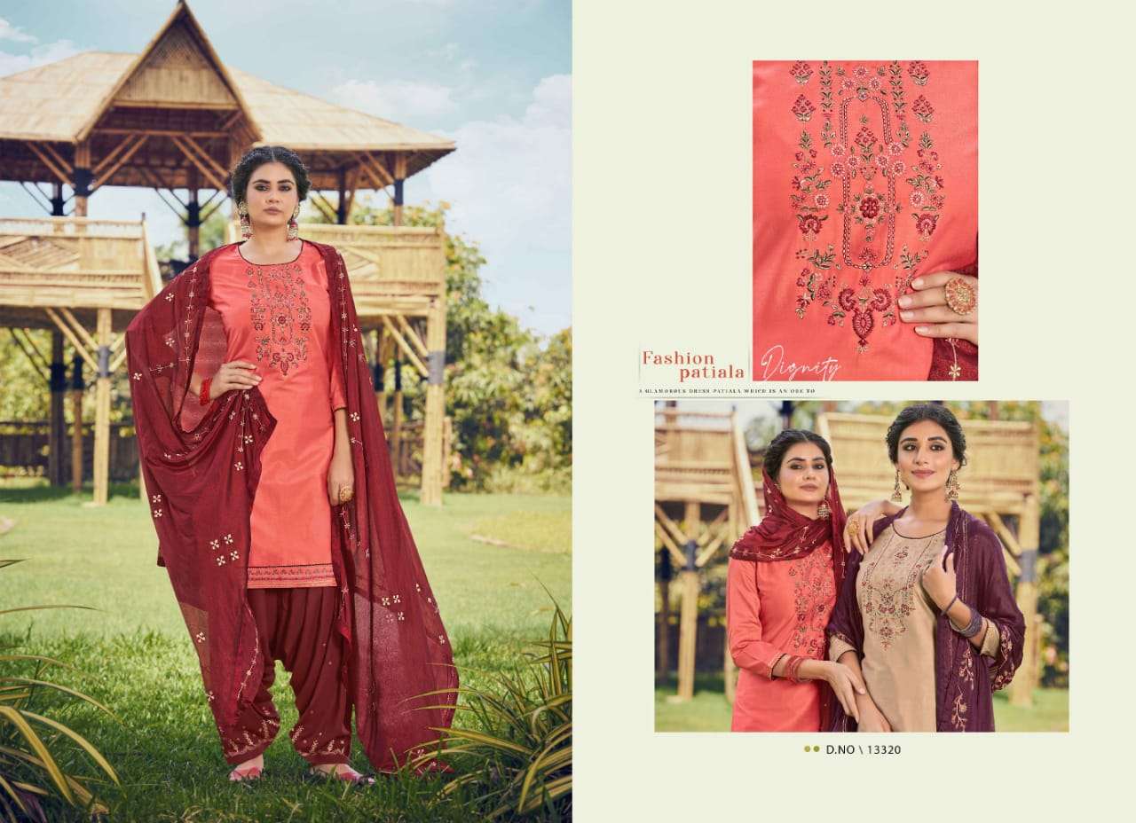 Fashion Of Patiyala Vol 33 By Kalaroop Designer Wholesale Online Kurtis Pant Dupatta Set