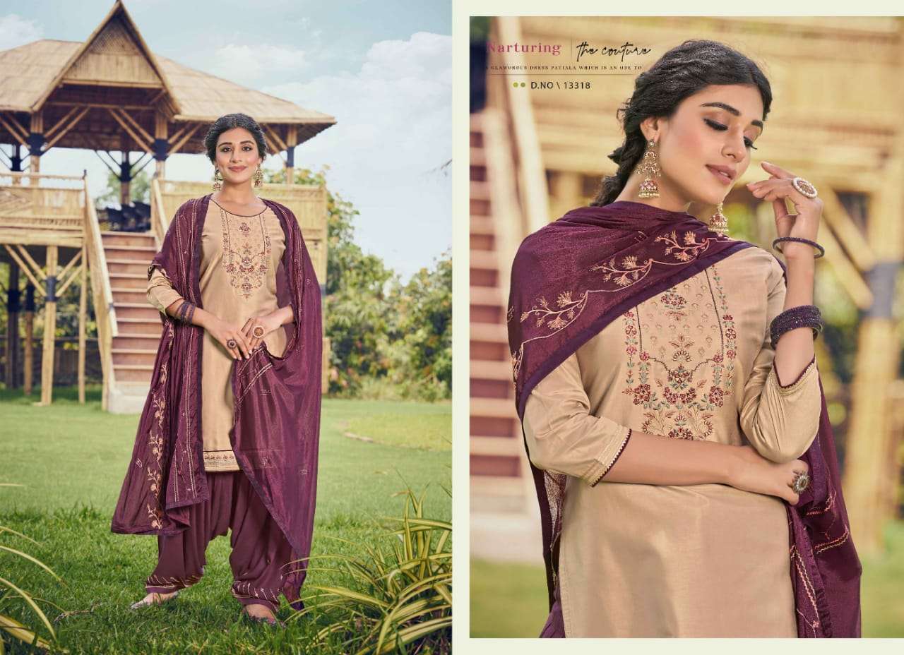 Fashion Of Patiyala Vol 33 By Kalaroop Designer Wholesale Online Kurtis Pant Dupatta Set