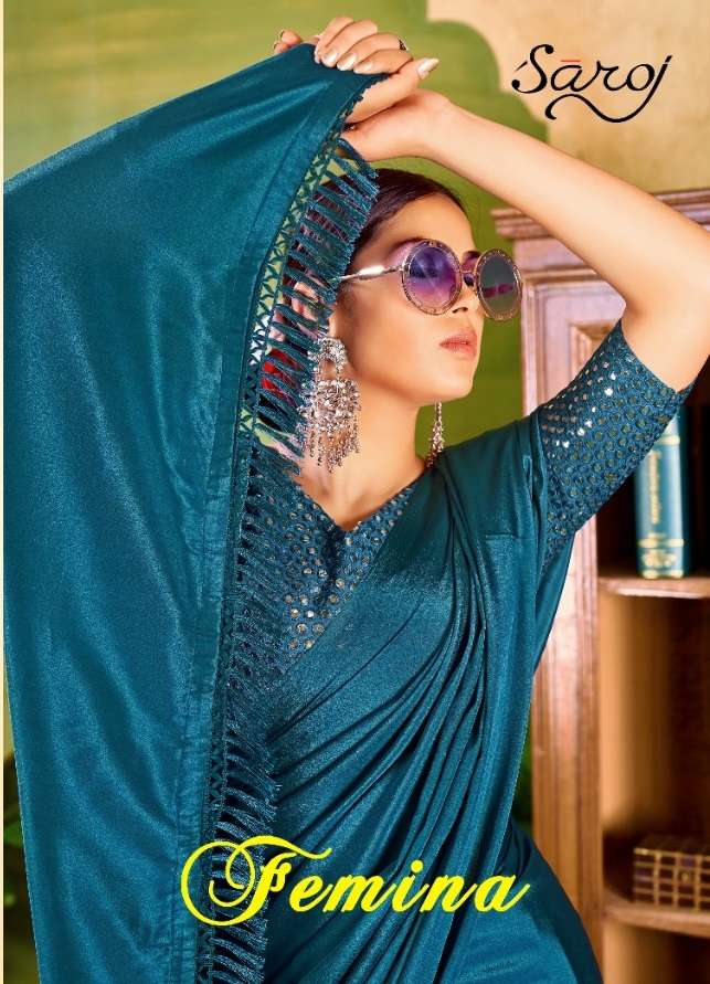 Femina By Saroj Designer Wholesale Online Sarees Set