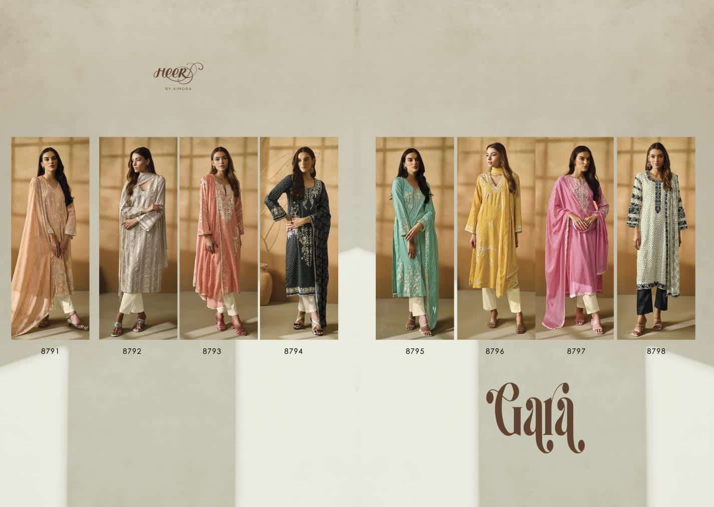 Gara By Kimora Designer Wholesale Online Salwar Suit Set
