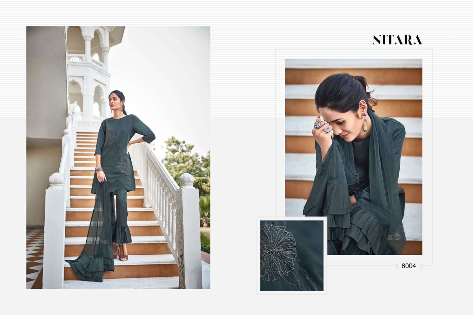 Glory By Nitara Designer Wholesale Online Kurtis Pant Dupatta Set