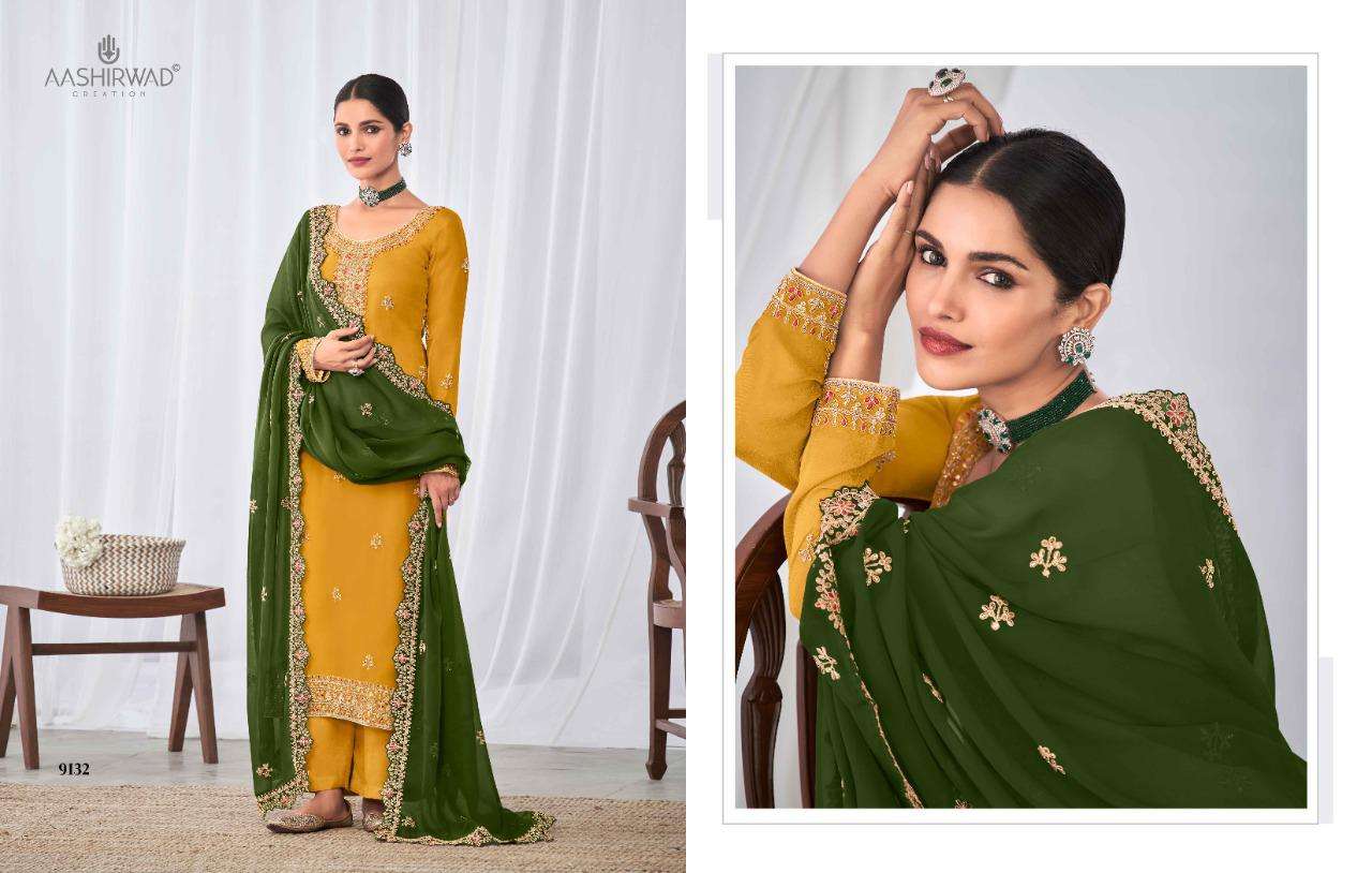 Jasmit By Aashirwad Creation Designer Wholesale Online Salwar Suit Set